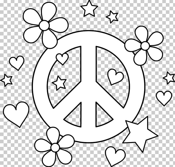 Coloring Book Peace Symbols Adult Child PNG, Clipart, Adult, Area, Art, Black, Black And White Free PNG Download