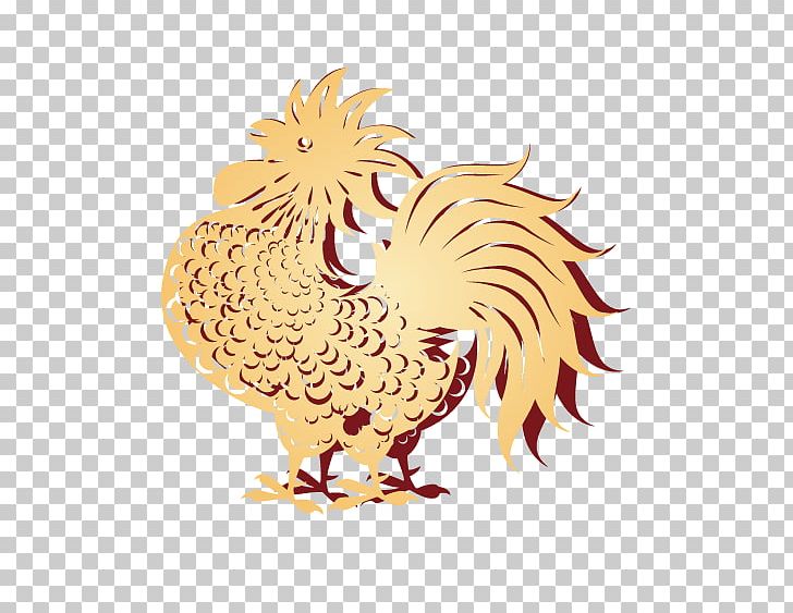 Rooster Chicken Papercutting PNG, Clipart, Animals, Beak, Bird, Chicken Vector, Chinese New Year Free PNG Download