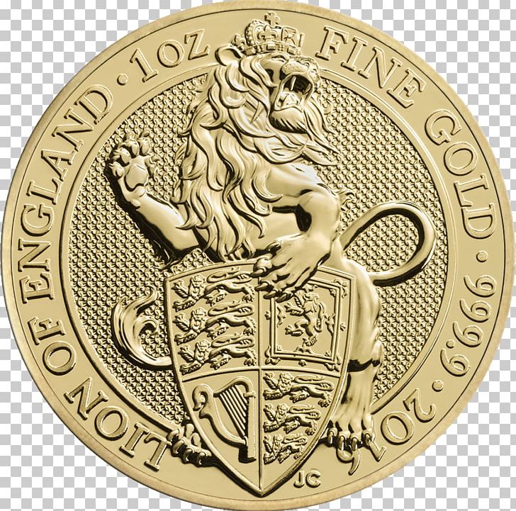 Royal Mint The Queen's Beasts Gold Coin Bullion Coin PNG, Clipart, Bronze Medal, Bullion, Bullion Coin, Cash, Coin Free PNG Download