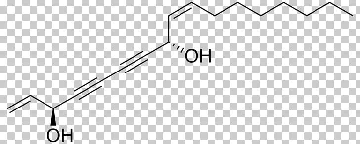 Polyyne Organic Compound Chemistry Alkyne Falcarindiol PNG, Clipart, Alkyne, Angle, Area, Atom, Black And White Free PNG Download
