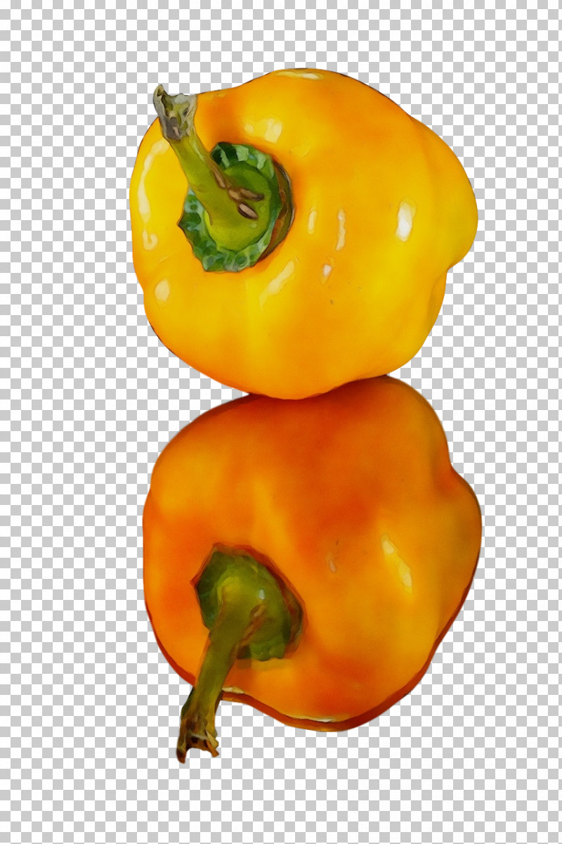 Yellow Pepper Habanero Pimiento Peppers Natural Foods PNG, Clipart, Bell Pepper, Friggitello, Fruit, Habanero, Ingredient Free PNG Download