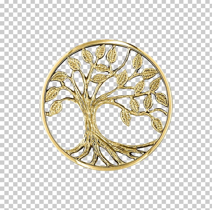 Silver Jewellery Gold Material Tree Of Life PNG, Clipart, Beslistnl, Body Jewelry, Brass, Brooch, Circle Free PNG Download