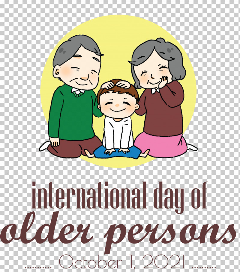 International Day For Older Persons Older Person Grandparents PNG, Clipart, Ageing, Behavior, Cartoon, Conversation, Grandparents Free PNG Download