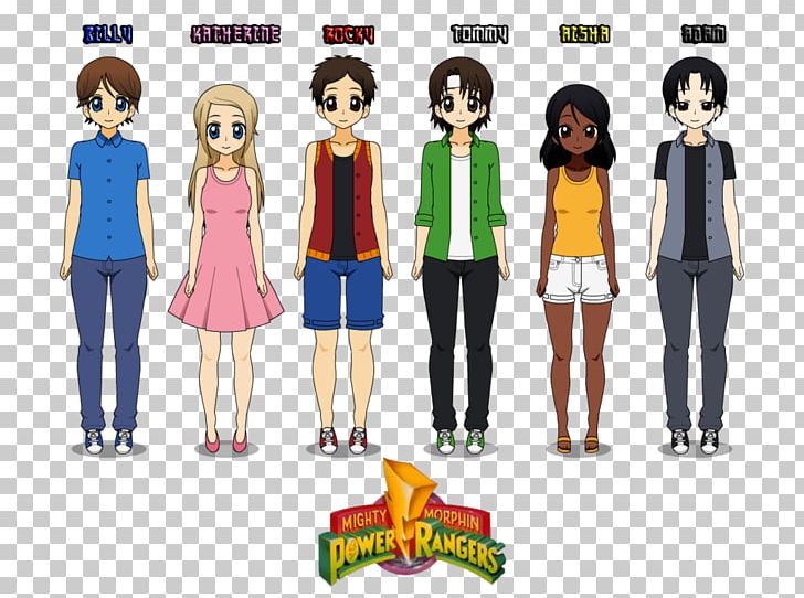 Kimberly Hart Tommy Oliver Billy Cranston Adam Park Power Rangers PNG, Clipart, Adam Park, Cartoon, Child, Friendship, Kimberly Hart Free PNG Download