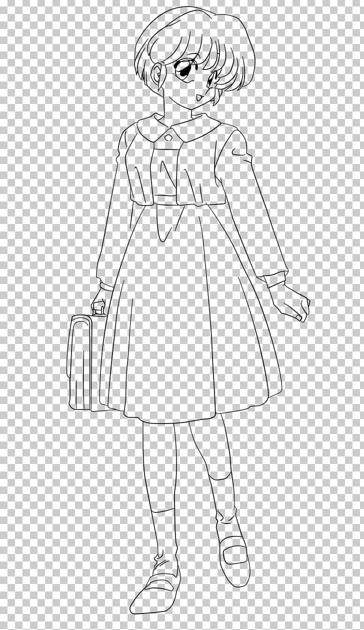 Line Art Akane Tendo Ranma ½ Sketch PNG, Clipart, Arm, Art, Artist, Artwork, Black Free PNG Download