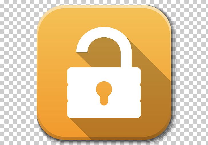 Lock Symbol Yellow PNG, Clipart, Application, Apps, Computer Icons, Download, Flatwoken Free PNG Download