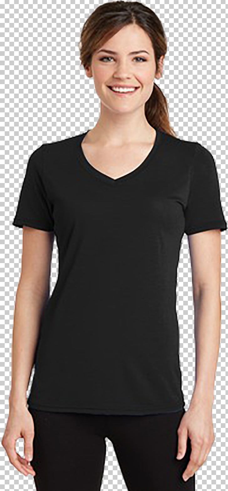 Long-sleeved T-shirt Long-sleeved T-shirt Hoodie Neckline PNG, Clipart, Black, Cap, Clothing, Collar, Gildan Activewear Free PNG Download