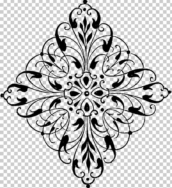 Floral Design Pattern PNG, Clipart, Art, Black, Black And White, Circle, Cut Flowers Free PNG Download