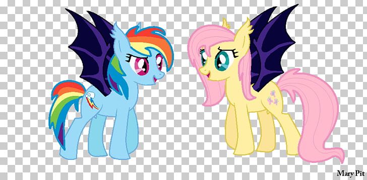 Pony Rainbow Dash Fluttershy Vampire Bat PNG, Clipart, Cartoon, Deviantart, Equestria, Fictional Character, Horse Free PNG Download
