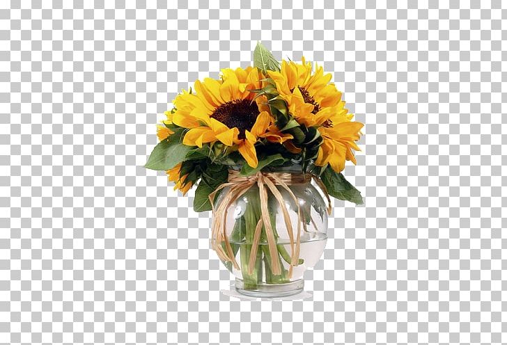 Common Sunflower Flower Bouquet Vase Tulip PNG, Clipart, Arrangement, Artificial Flower, Bouquet, Centrepiece, Chrysanths Free PNG Download