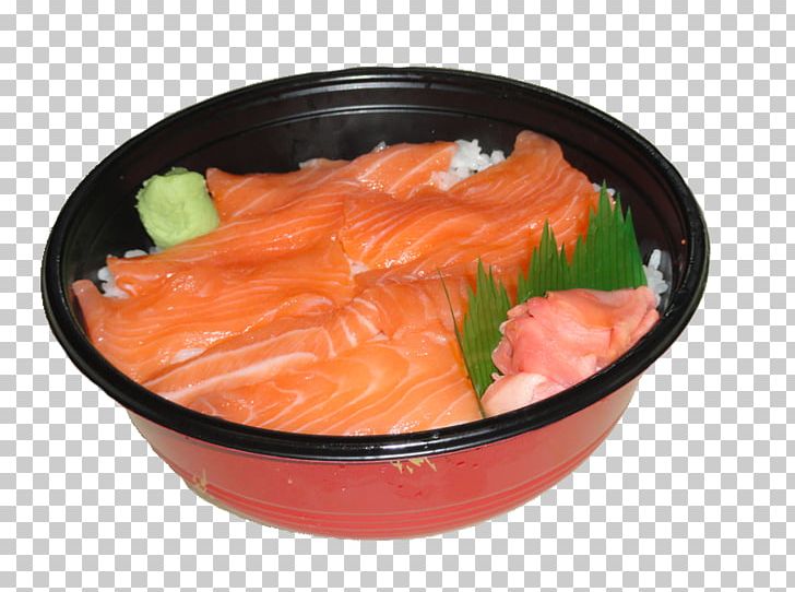 Sashimi Smoked Salmon Sushi Donburi Tekkadon PNG, Clipart, Asian Food, Coulibiac, Cuisine, Dish, Donburi Free PNG Download