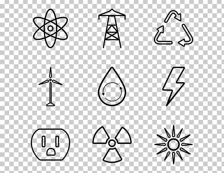 Computer Icons Renewable Energy PNG, Clipart, Angle, Area, Art, Black And White, Circle Free PNG Download