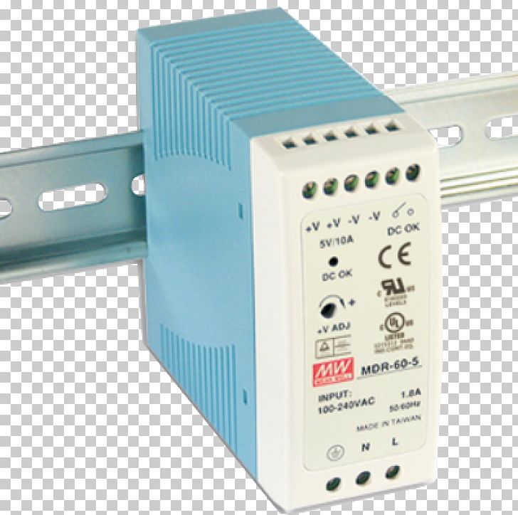 DIN Rail Power Converters MEAN WELL Enterprises Co. PNG, Clipart, Alternating Current, Ampere, Automation, Electrical Switches, Electronic Device Free PNG Download