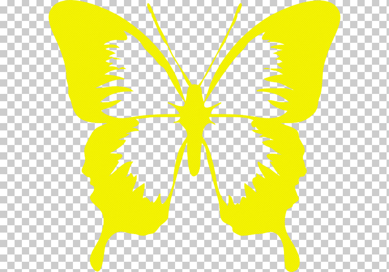 Yellow Butterfly Symmetry Leaf Moths And Butterflies PNG, Clipart, Butterfly, Leaf, Moths And Butterflies, Pollinator, Symmetry Free PNG Download