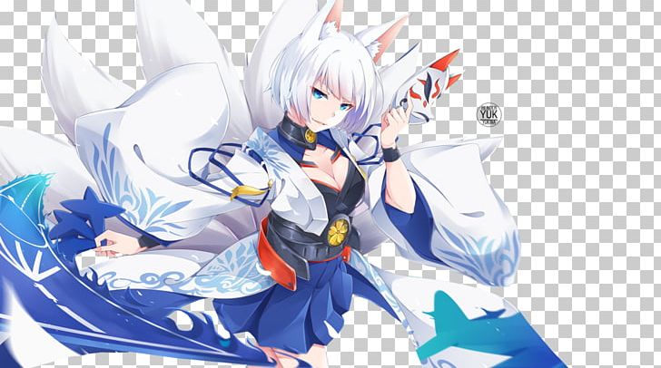 Nine-tailed Fox Azur Lane Kitsune Desktop PNG, Clipart, Ahri, Anime, Artwork, Azur Lane, Cartoon Free PNG Download