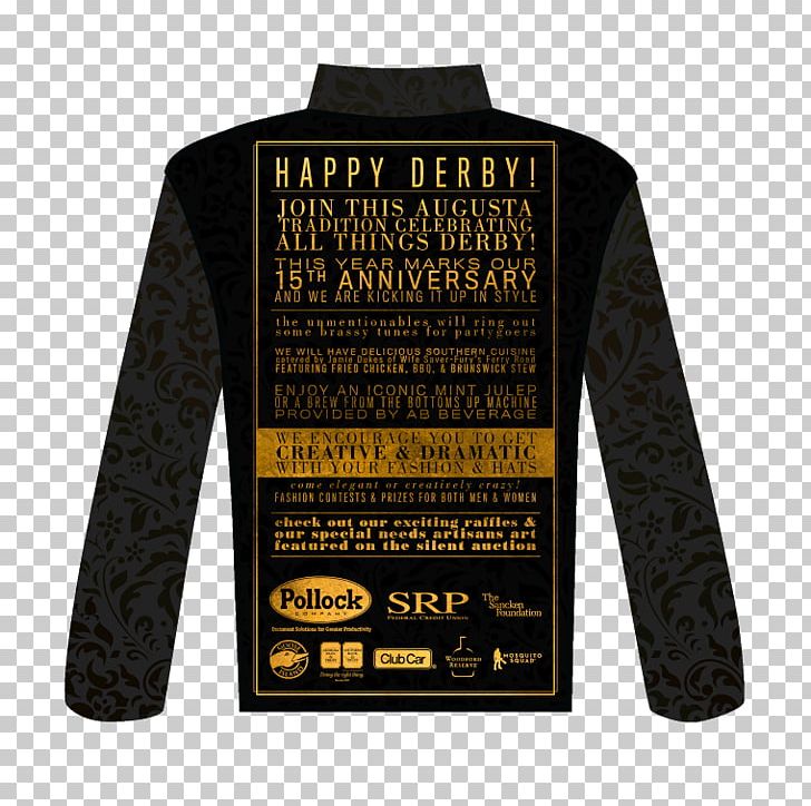 Long-sleeved T-shirt Long-sleeved T-shirt Jacket Outerwear PNG, Clipart, Brand, Clothing, Jacket, Kentucky Derbyhat, Label Free PNG Download