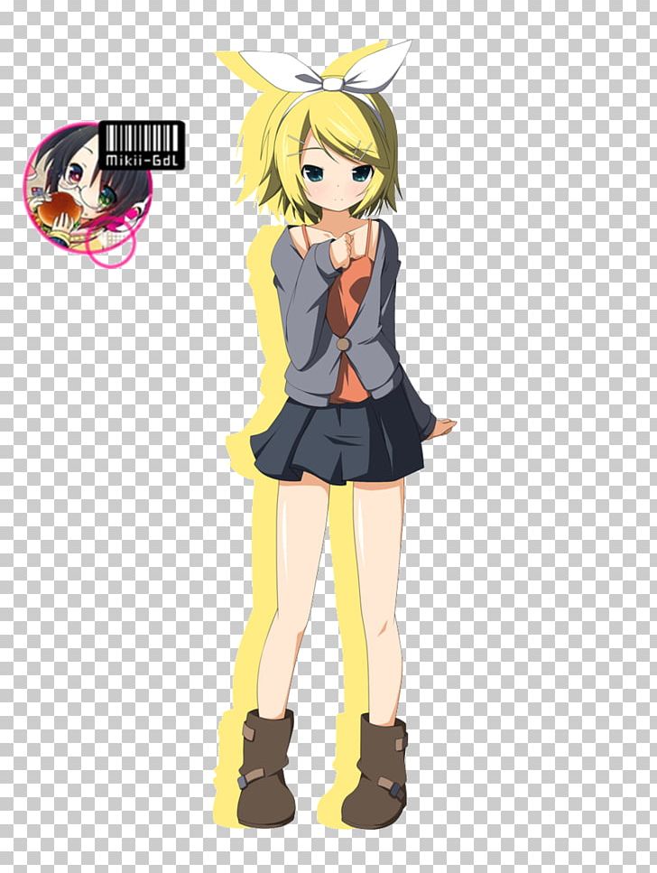 Kagamine Rin/Len Rendering Vocaloid MikuMikuDance Kaito PNG, Clipart, Action Figure, Animated Film, Anime, Camisole, Chibi Free PNG Download