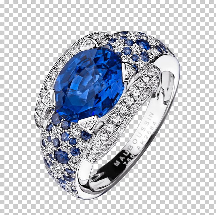 Mauboussin Engagement Ring Sapphire Jewellery PNG, Clipart, Aquamarine, Bling Bling, Blue, Body Jewelry, Diamond Free PNG Download