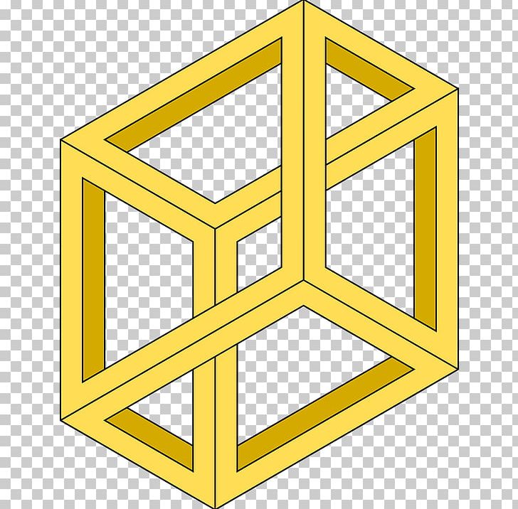 Penrose Triangle Optical Illusion Impossible Object Cube PNG, Clipart, Angle, Area, Art, Cube, Geometric Shape Free PNG Download