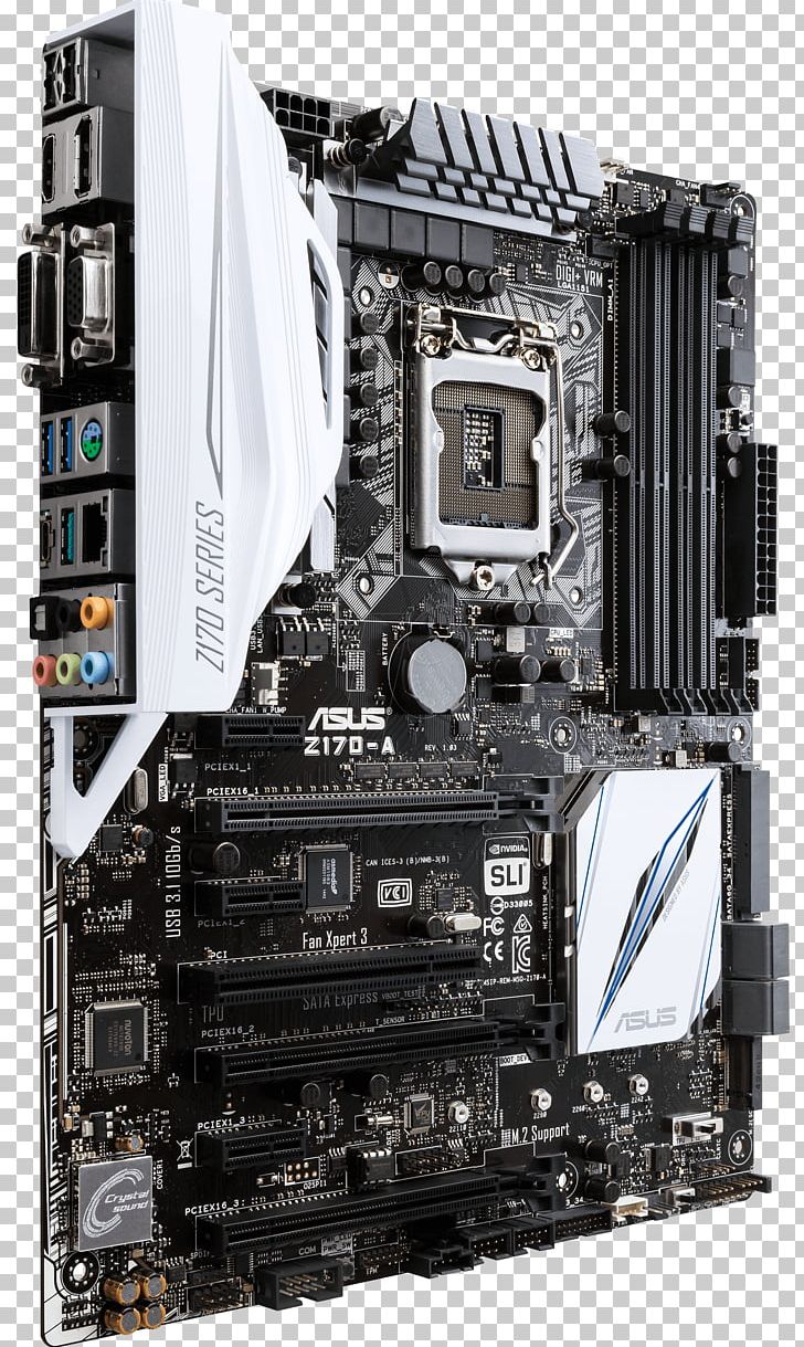 Z170 Premium Motherboard Z170-DELUXE Intel ATX LGA 1151 PNG, Clipart, Asus, Atx, Computer, Computer Component, Computer Cooling Free PNG Download