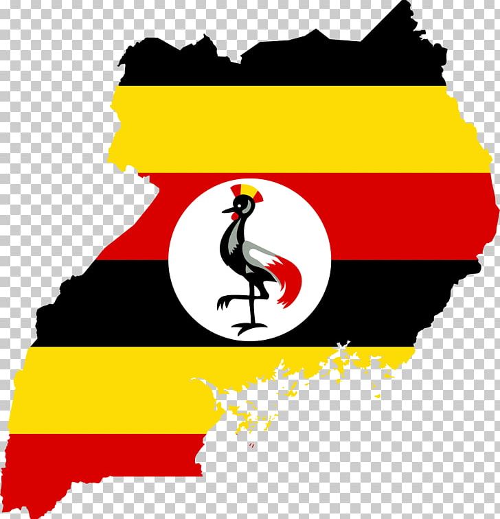 Flag Of Uganda Map National Flag PNG, Clipart, Area, Art, Artwork, Beak, Bird Free PNG Download