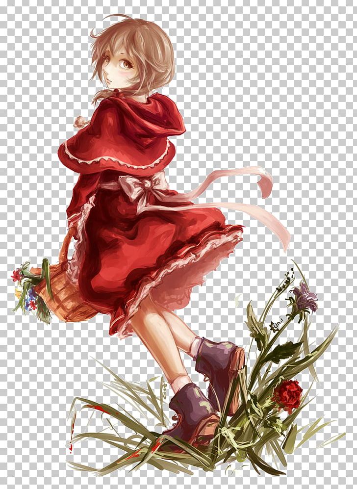 Little Red Riding Hood Red Hood Fan Art Grimms' Fairy Tales Anime PNG, Clipart,  Free PNG Download