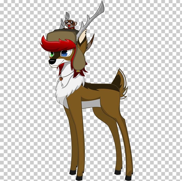 Reindeer Horse Pony Cartoon PNG, Clipart, Antler, Cartoon, Deer, Fictional Character, Horn Free PNG Download