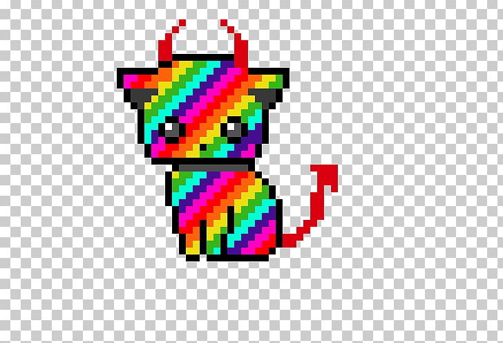 Nyan Cat Pixel Art PNG, Clipart, Animals, Area, Art, Cat, Demon Free PNG Download