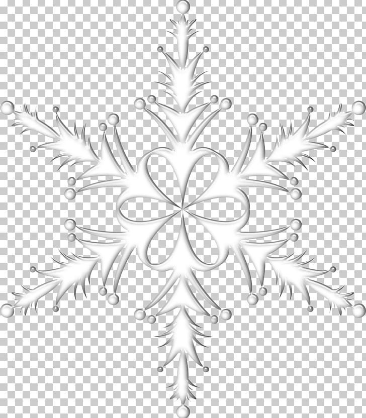 Snowflake Flower Tree Pattern PNG, Clipart, Art, Black And White, Branch, Christmas, Christmas Tree Free PNG Download