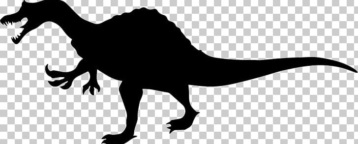 Tyrannosaurus Dinosaur Albertosaurus Silhouette Iguanodon PNG, Clipart, Albertosaurus, Beak, Black And White, Character, Dinosaur Free PNG Download