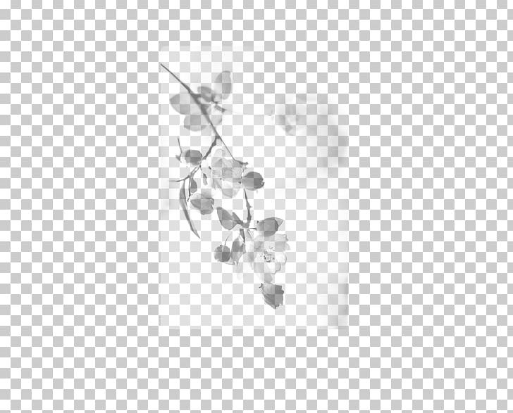 Black And White Plum Blossom PNG, Clipart, Black, Black And White, Body Jewelry, Download, Flower Free PNG Download