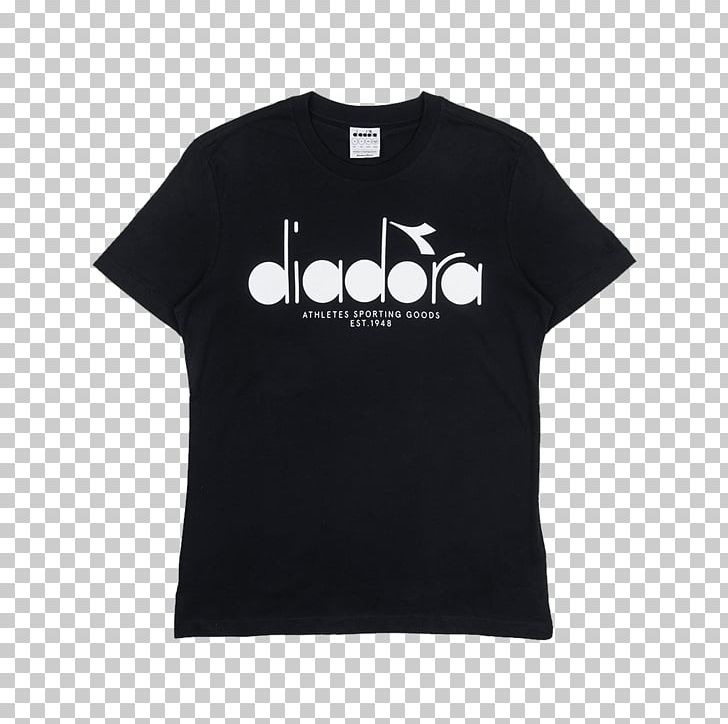 T-shirt Diadora Clothing Sleeve PNG, Clipart, Black, Black White, Brand, Clothing, Diadora Free PNG Download