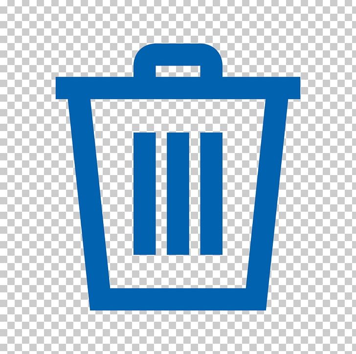 Computer Icons Rubbish Bins & Waste Paper Baskets PNG, Clipart, Angle, Area, Blue, Brand, Computer Icons Free PNG Download