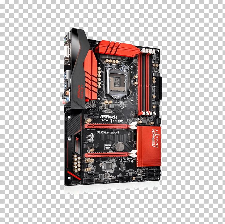 Intel Motherboard LGA 1151 ASRock Fatal1ty B150 Gaming K4 ATX PNG, Clipart, Asrock Fatal1ty B150 Gaming K4, Atx, Computer Accessory, Computer Hardware, Electronic Device Free PNG Download