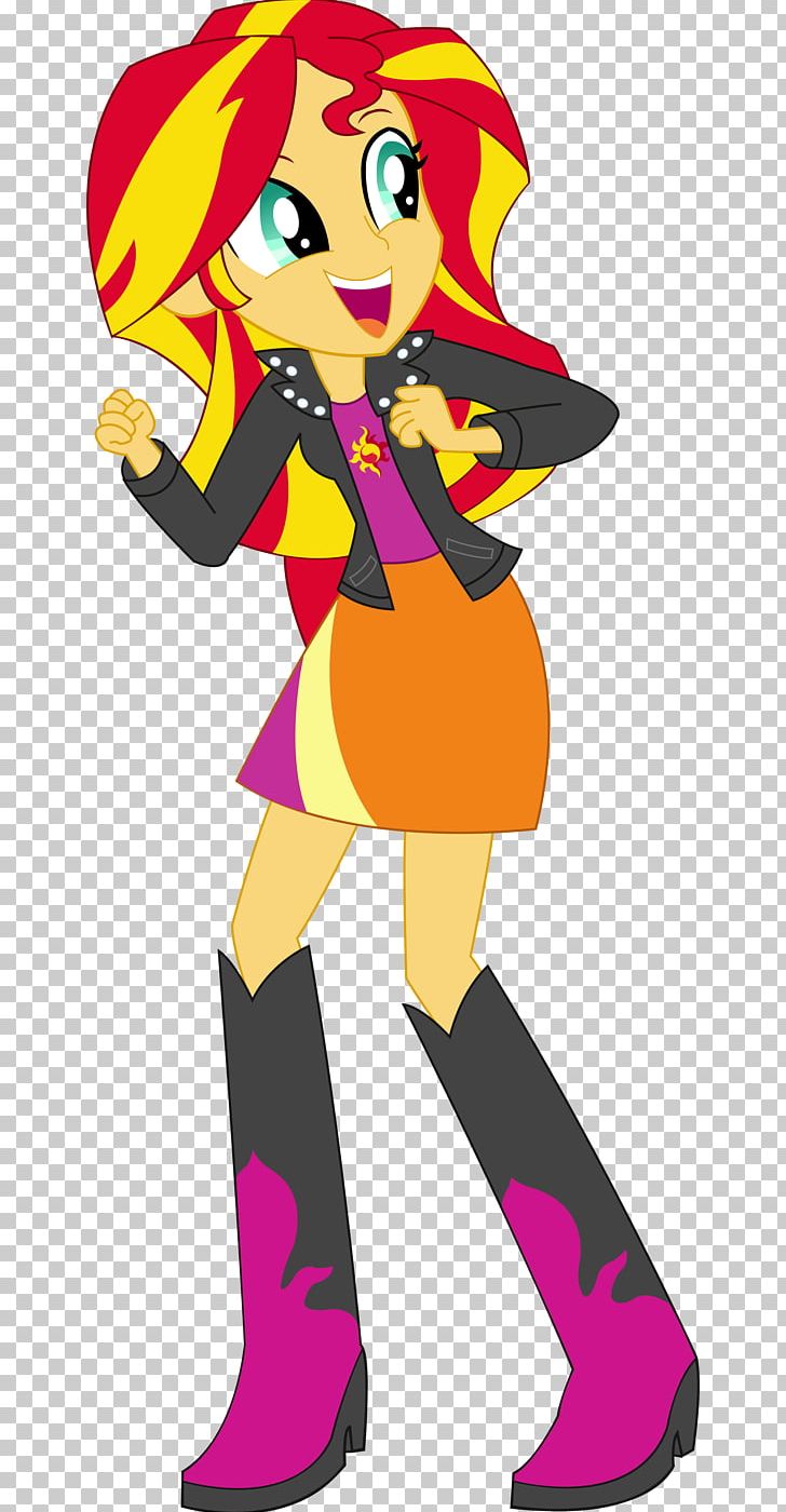 Sunset Shimmer Pony Fan Art PNG, Clipart, Art, Artwork, Cartoon, Clothing, Deviantart Free PNG Download