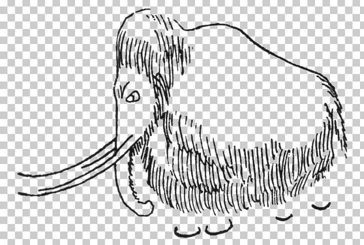 Woolly Mammoth Drawing Columbian Mammoth Mastodon Font-de-Gaume PNG, Clipart, Arm, Artwork, Black And White, Carnivoran, Cartoon Free PNG Download