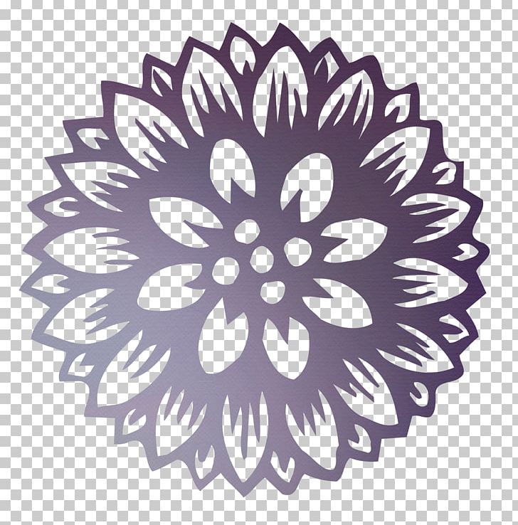 Chrysanthemum Papercutting PNG, Clipart, Black And White, Circle, Color, Cut, Decal Free PNG Download