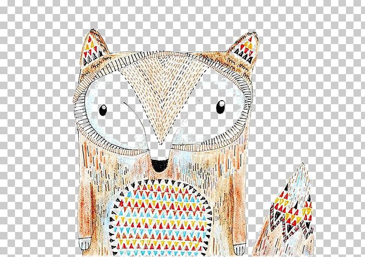 Art Drawing Child Watercolor Painting Illustration PNG, Clipart, Animals, Art Museum, Cartoon, Cartoon Fox, Cushion Free PNG Download