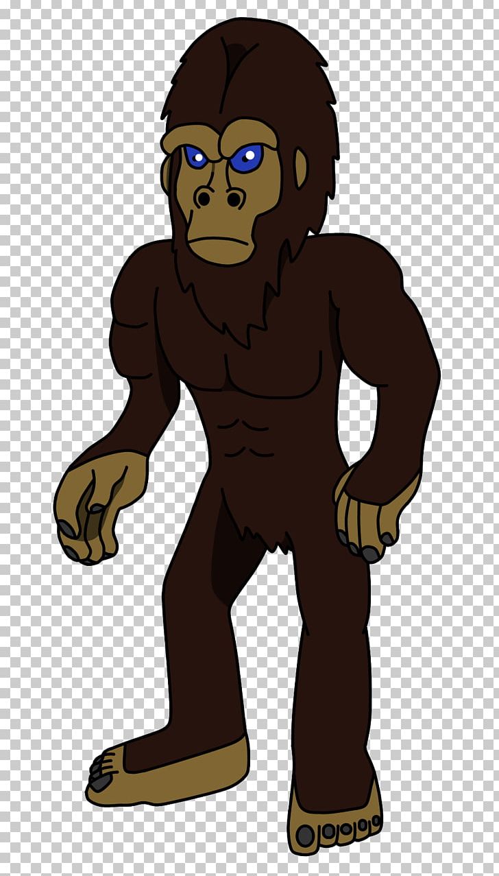 Gorilla Homo Sapiens Carnivora Legendary Creature Animated Cartoon PNG, Clipart, Animals, Animated Cartoon, Carnivora, Carnivoran, Cartoon Free PNG Download