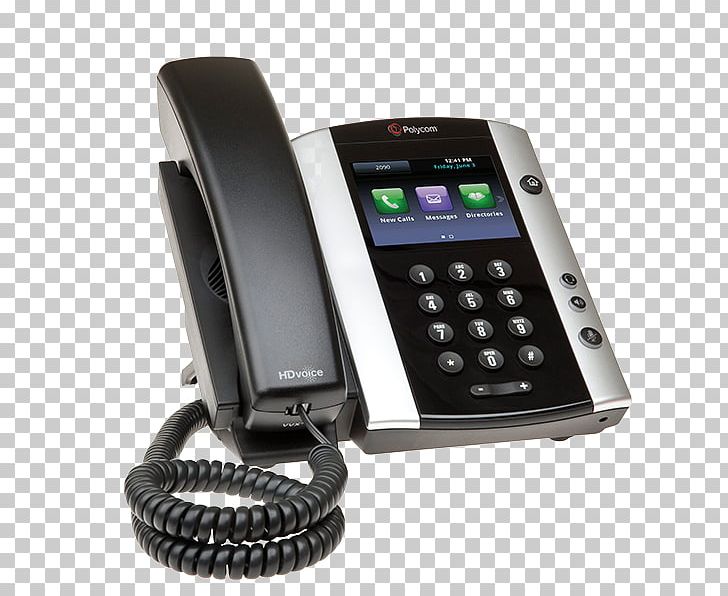 Polycom VVX 500 VoIP Phone Media Phone Unified Communications Telephone PNG, Clipart, Business Telephone System, Caller Id, Comm, Communication, Electronic Device Free PNG Download