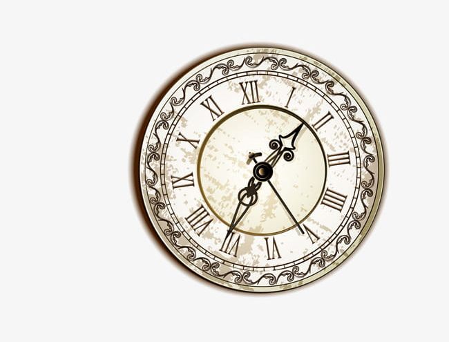 Khaki Vintage Clock PNG, Clipart, Atmosphere, Circle, Clock, Clock Clipart, Decorative Free PNG Download
