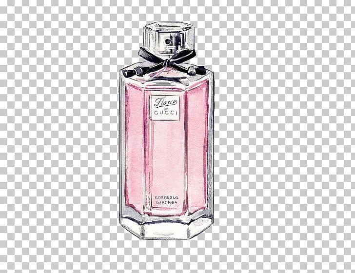 Chanel Perfume Gucci Watercolor Painting Sketch PNG, Clipart, Bottle, Bottles, Chanel Perfume, Christian Dior Se, Cosmetics Free PNG Download