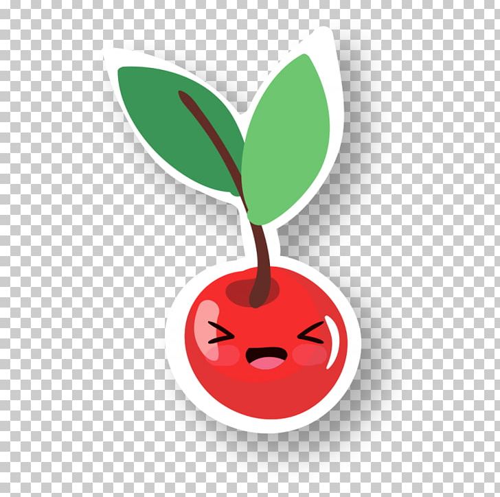 Sticker Cherry PNG, Clipart, Cherry, Drawing, Fruit, Fruit Nut, Leaf Free PNG Download