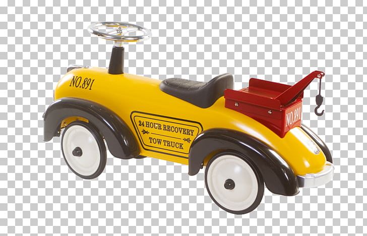 yellow tow truck toy