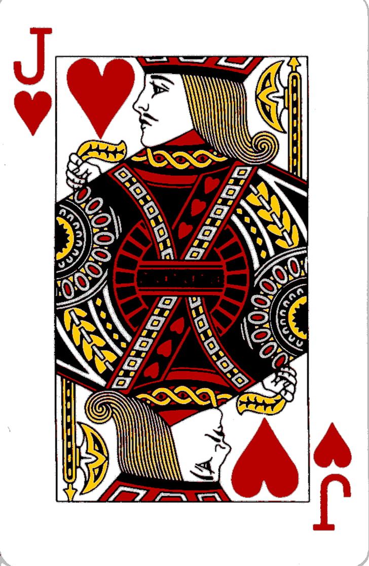 Jack The Queen Of Hearts Playing Card T-shirt PNG, Clipart, Art, Cards ...