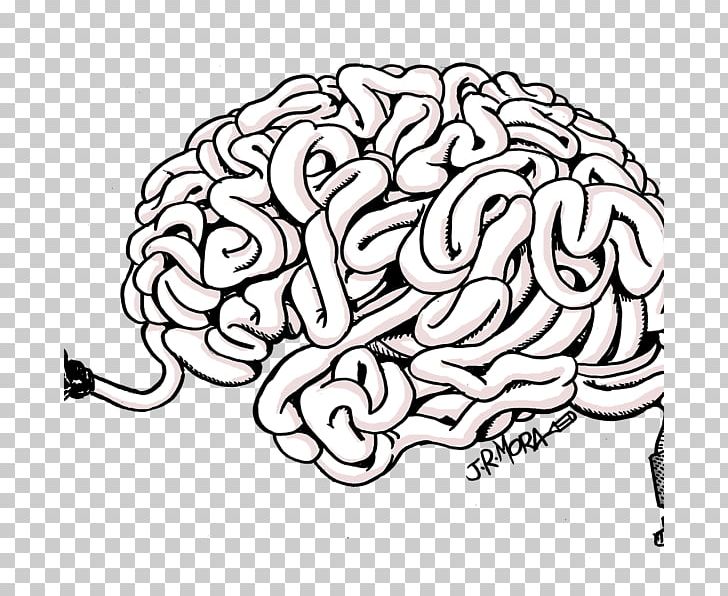 Human Brain T-shirt Television PNG, Clipart, Area, Black And White, Bluza, Brain, Cerebellum Free PNG Download