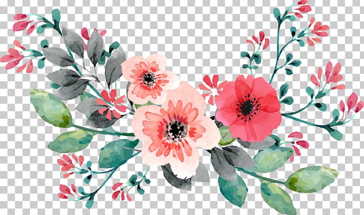 Wedding Invitation Flower Watercolor Painting PNG, Clipart, Artificial Flower, Branches And Leaves, Cartoon, Common Poppy, Coral Free PNG Download