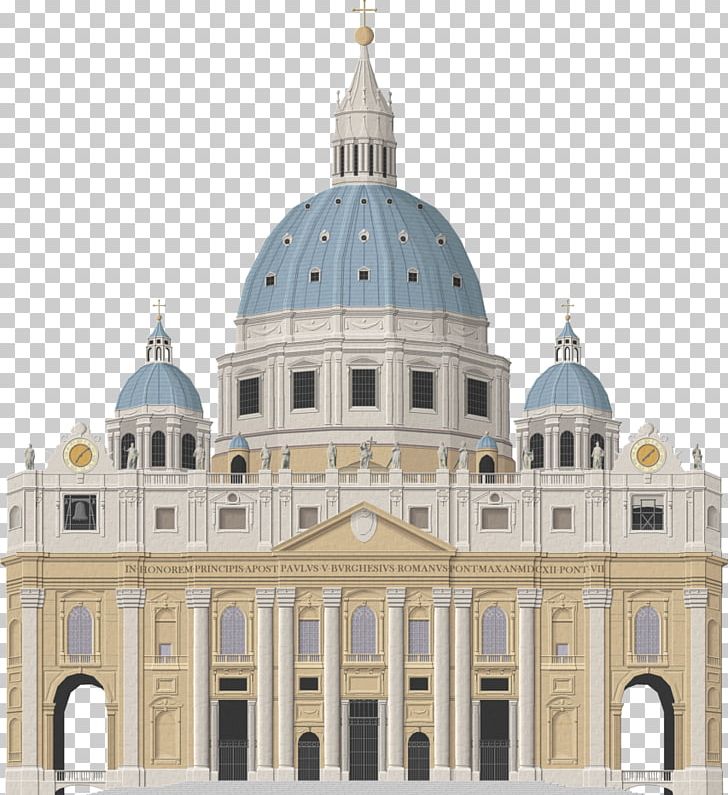 St. Peter's Basilica St. Peter's Square Manila Cathedral Rome Drawing PNG, Clipart, Art, Baptistery, Basilica, Building, Byzantine Architecture Free PNG Download