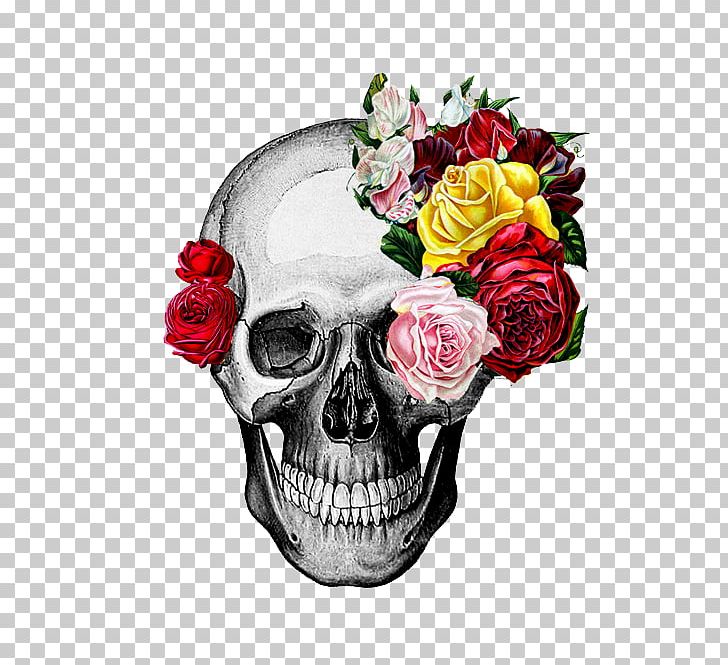 Rose Drawing Skull Art PNG, Clipart, Art, Bone, Cut Flowers, Drawing, Etsy Free PNG Download