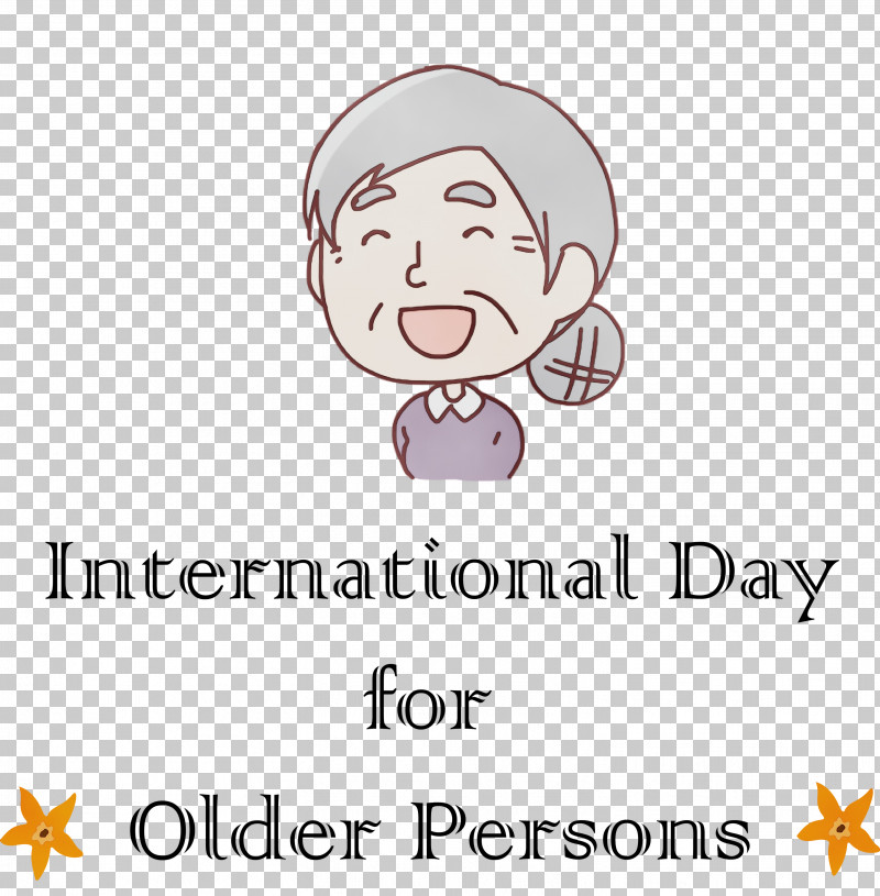 Logo Cartoon Happiness Font Conversation PNG, Clipart, Behavior, Cartoon, Conversation, Happiness, International Day For Older Persons Free PNG Download